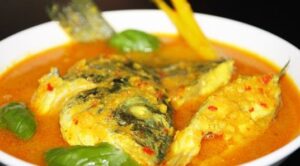 Resep ikan kuah kuning santan