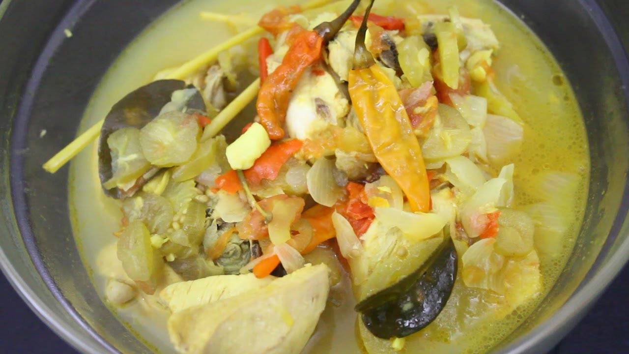 cara membuat garang asem ayam tanpa santan