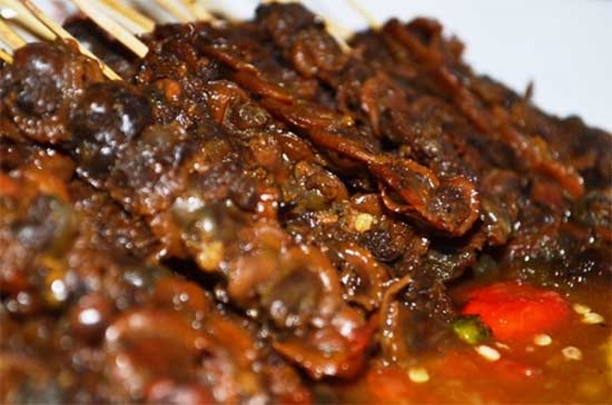 cara membuat sate keong sawah