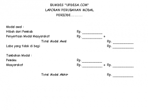 contoh pembukuan bumdes