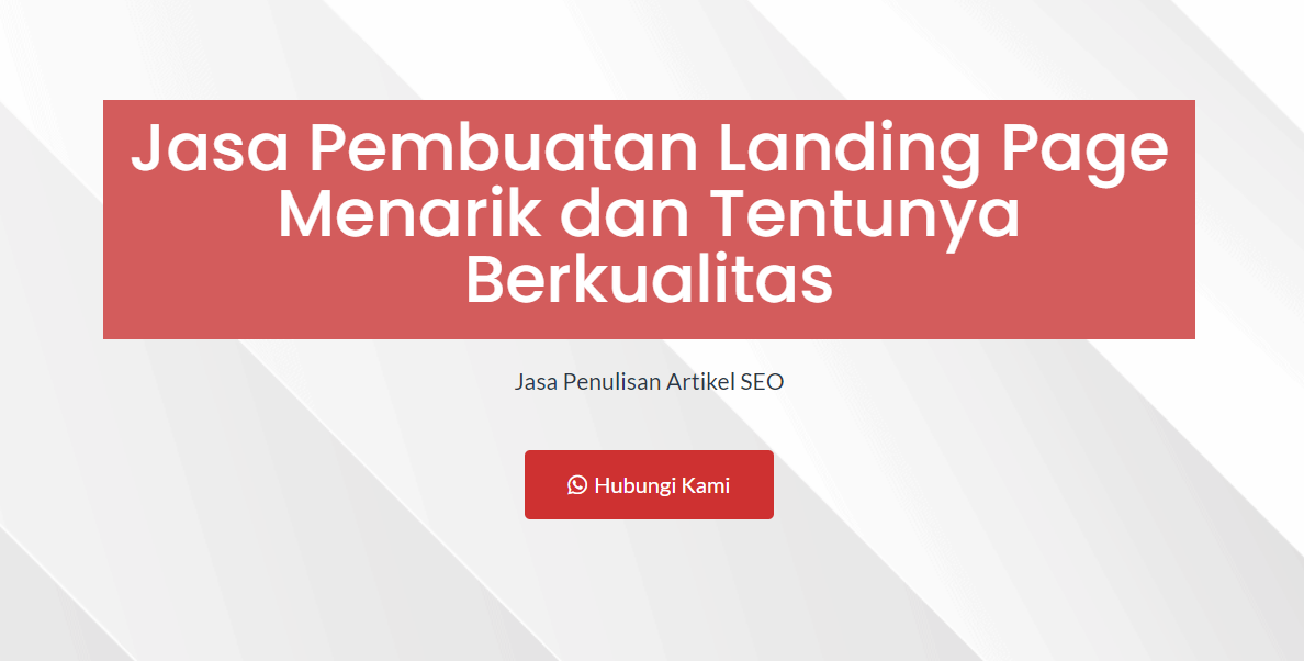 layanan pembauatan landing page