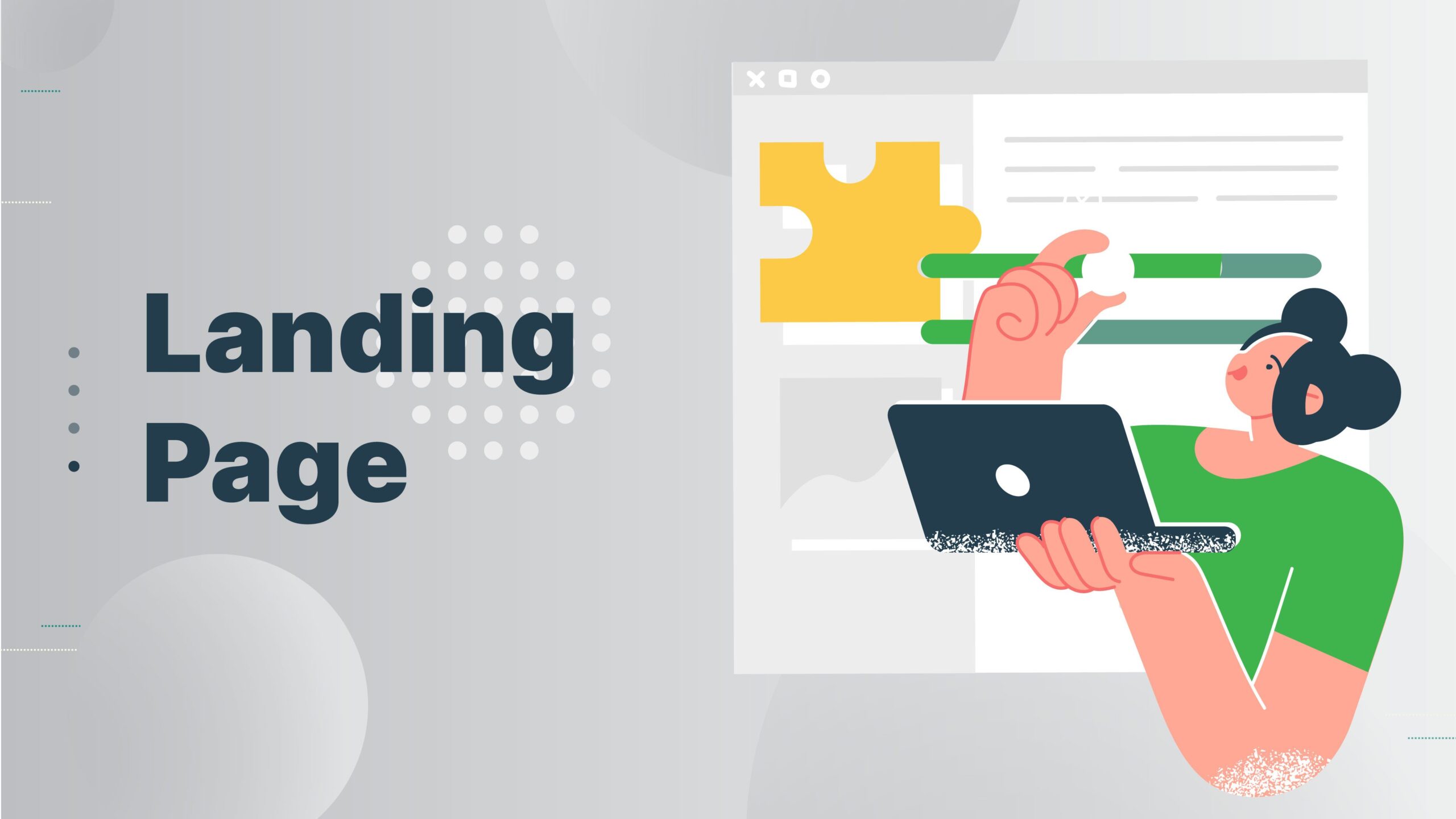 web landing page
