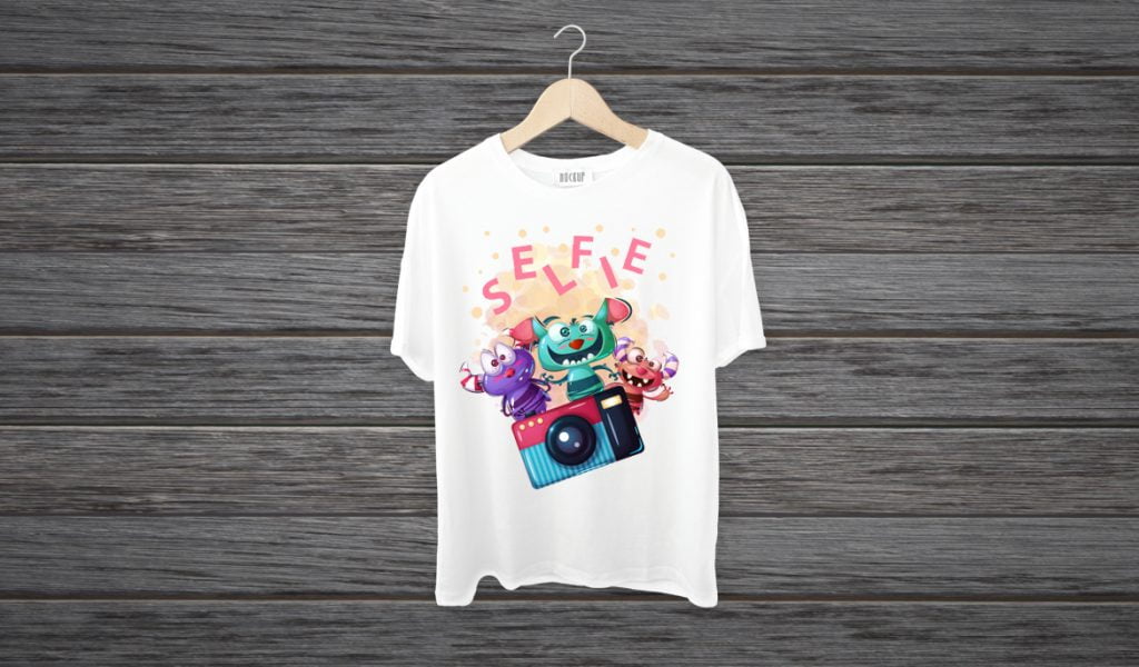 model kaos gambar lucu