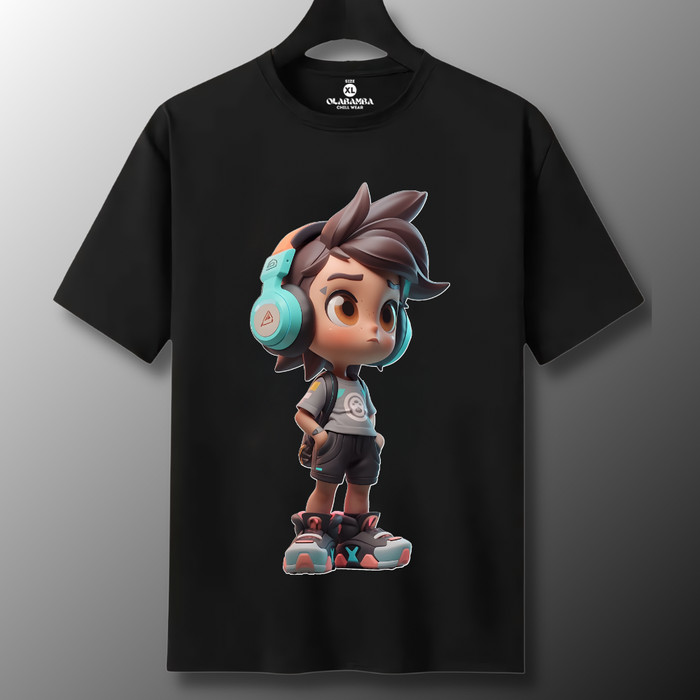 Sablon Kaos dengan Desain 3D