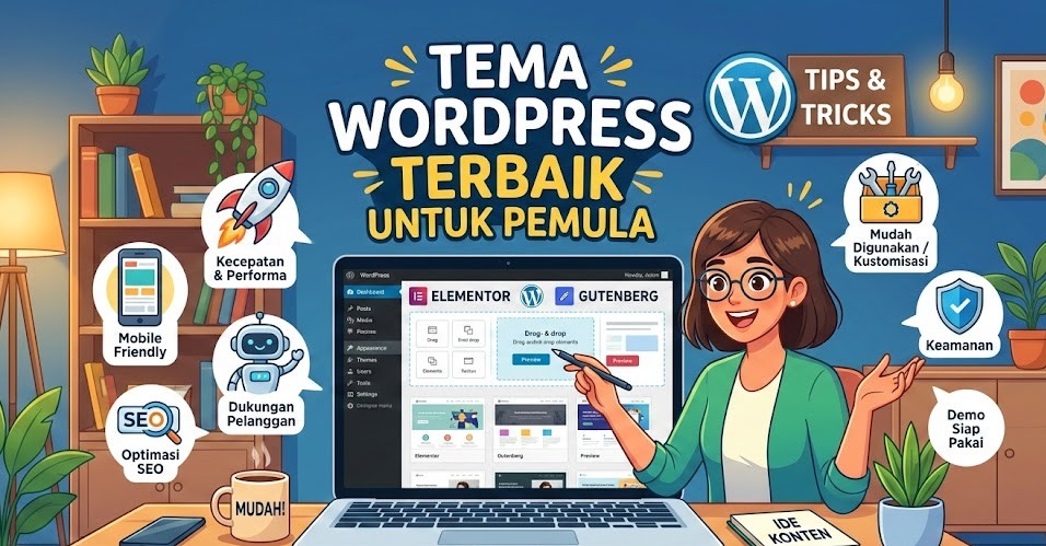 tema wordpress terbaik untuk pemula