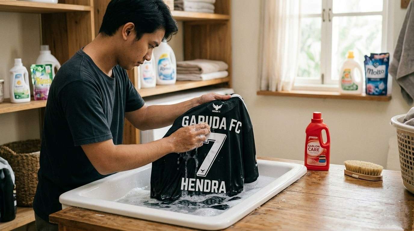 Panduan cara merawat sablon pada jersey